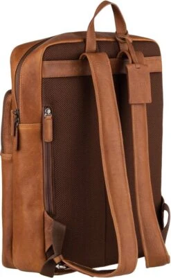 Burkely Antique Avery Unisex Rugzak Rits 15.6'' - Cognac 5 Burkely Antique Avery Unisex Rugzak Rits 15.6'' - Cognac -Optimaal Reisopslag Winkel 739x1200 2