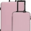 Enrico Benetti Louisville Kofferset Tweedelig - 39040-02 - Roze -Optimaal Reisopslag Winkel 741x1200 1