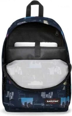 Eastpak Out Of Office Rugzak - Shapes Blue -Optimaal Reisopslag Winkel 742x1200 1