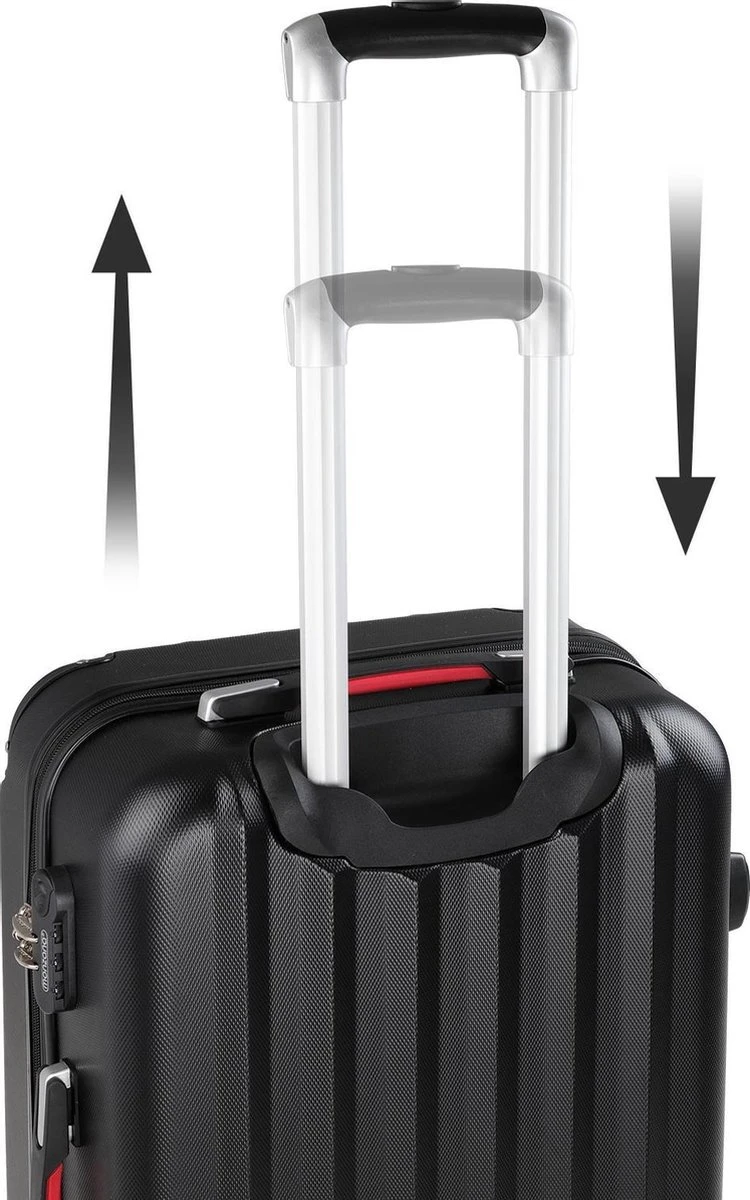 Monzana Hardcase Kofferset Baseline – 3 Stuks M/L/XL - Zwart Monzana Hardcase Kofferset Baseline – 3 Stuks M/L/XL - Zwart -Optimaal Reisopslag Winkel 750x1200 2