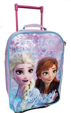 Disney Frozen Frozen ANNA & ELSA Trolley Koffer Logeren Vakantie Lila Lief