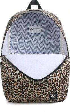 YLX Finch Rugzak. Luipaarden Print. Recyceld Rpet Materiaal. Gerecyclede Plastic Flessen - Eco Friendly. Volwassenen - Tieners - Middelbare Scholieren - Dames - Meisjes. 14" Laptop Sleeve. Backpack - Schooltas - Rugzak -Optimaal Reisopslag Winkel 756x1200 1