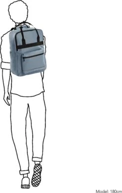 Daniel Ray Birmingham Waterproof Rugtas 15.6" Groen -Optimaal Reisopslag Winkel 758x1200 5