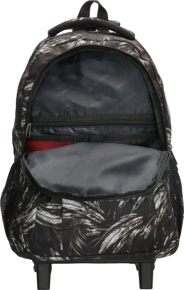 Enrico Benetti Trolleyrugzak - Rugzak Trolley - 2 wielen - Zwart Enrico Benetti Trolleyrugzak - Rugzak Trolley - 2 Wielen - Zwart -Optimaal Reisopslag Winkel 760x1200 2