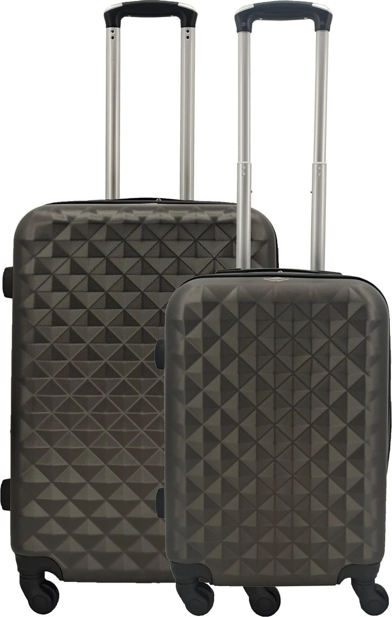SB Travelbags kofferset - 2 delige 'Expandable' koffer - Donker Grijs - 65cm/55cm SB Travelbags Kofferset - 2 Delige 'Expandable' Koffer - Donker Grijs - 65cm/55cm -Optimaal Reisopslag Winkel 763x1200 3