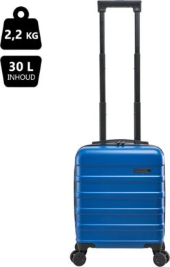 CabinMax Handbagage Koffer - Trolley 30L - Harde Reiskoffer - 45x36x20cm - Lichtgewicht - Groot Capaciteit - Aegean Blue -Optimaal Reisopslag Winkel 764x1200
