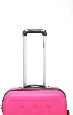 Decent Handbagage Koffer / Trolley / Reiskoffer - 50 Cm - 32 Liter - ABS - Neon-Fix - Roze -Optimaal Reisopslag Winkel 765x1200