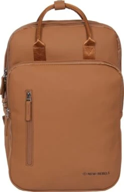 New Rebels® William - Rugtas - Bruin - Waterafstotend - 15.6151413121087 - 20L - 28x16x44cm - Rugzak / Backpack -Optimaal Reisopslag Winkel 775x1200 11