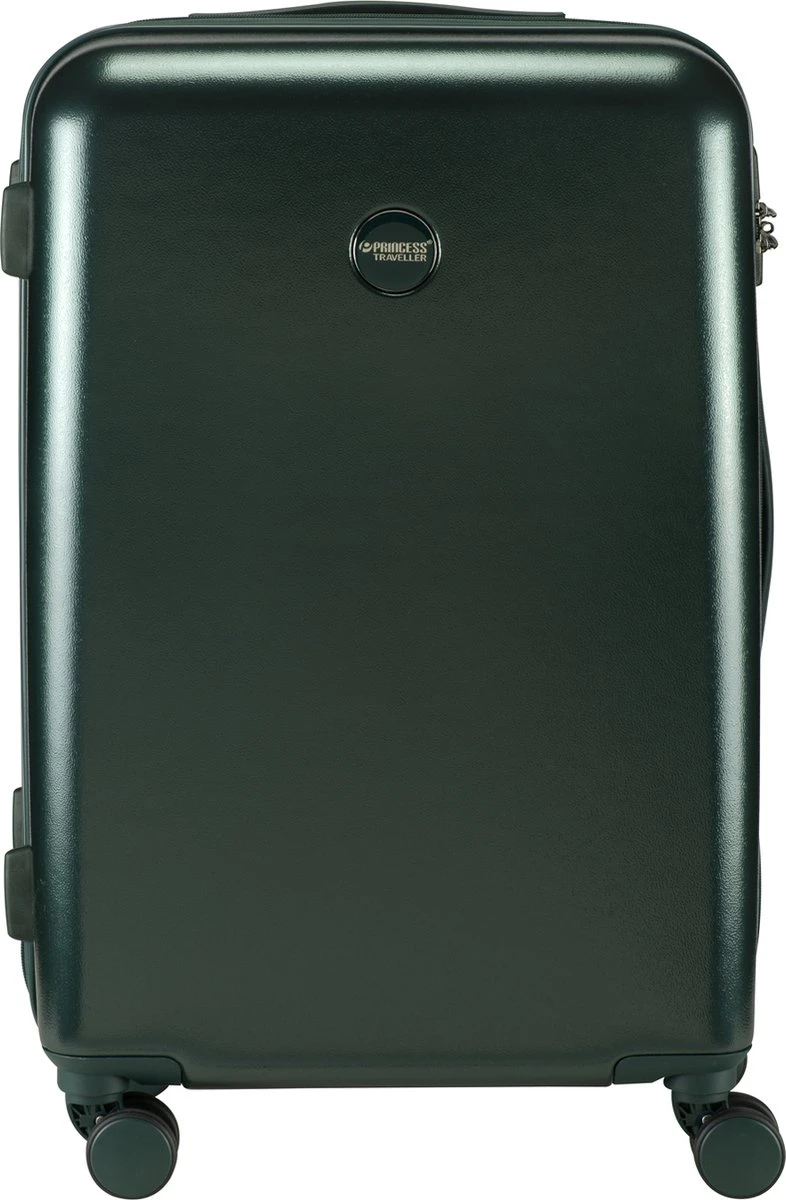 Princess Traveller Harlem - Reiskoffer - Groen - Rpet - M - 66cm Princess Traveller Harlem - Reiskoffer - Groen - Rpet - M - 66cm -Optimaal Reisopslag Winkel