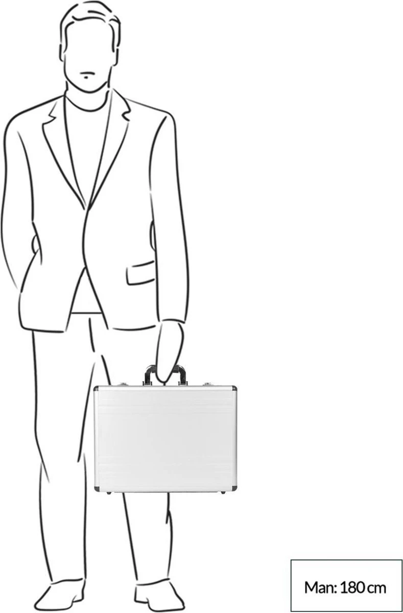 Dermata Laptoptas / Werktas / Aktetas - Business - Zilver - Dermata Laptoptas / Werktas / Aktetas - Business - Zilver - -Optimaal Reisopslag Winkel 789x1200 2