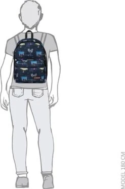 Eastpak Out Of Office Rugzak - Shapes Blue -Optimaal Reisopslag Winkel 795x1200 7