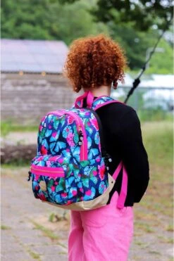 Pick & Pack Prachtige Vlinder - Rugzak - Donkerblauw - Maat M -Optimaal Reisopslag Winkel 798x1200 12