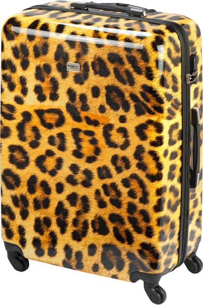 Princess Traveller Animal Print - Reiskoffer – Leopard - Large - 76 cm Princess Traveller Animal Print - Reiskoffer – Leopard - Large - 76 Cm -Optimaal Reisopslag Winkel 800x1200 8