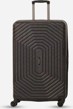 ©TROLLEYZ - Florence No.7 - Reiskoffer 78cm Met TSA Slot - Dubbele Wielen - 360° Spinners - 100% ABS - Reiskoffer In Night Black -Optimaal Reisopslag Winkel 802x1200 2