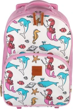 Princess Traveller Kids Collection - Trolley - Rond Zeemeermin -Optimaal Reisopslag Winkel 803x1200 1