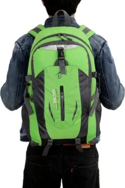 Faseras Outdoor Camping Rugzak - 17 Inch Laptopvak - Waterafstotend - Wandel Rugzak - Groen - 40L -Optimaal Reisopslag Winkel 804x1200 15