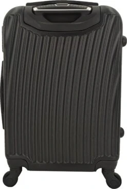 SB Travelbags Bagage Koffer 65cm 4 Wielen Trolley - Zwart -Optimaal Reisopslag Winkel 806x1200