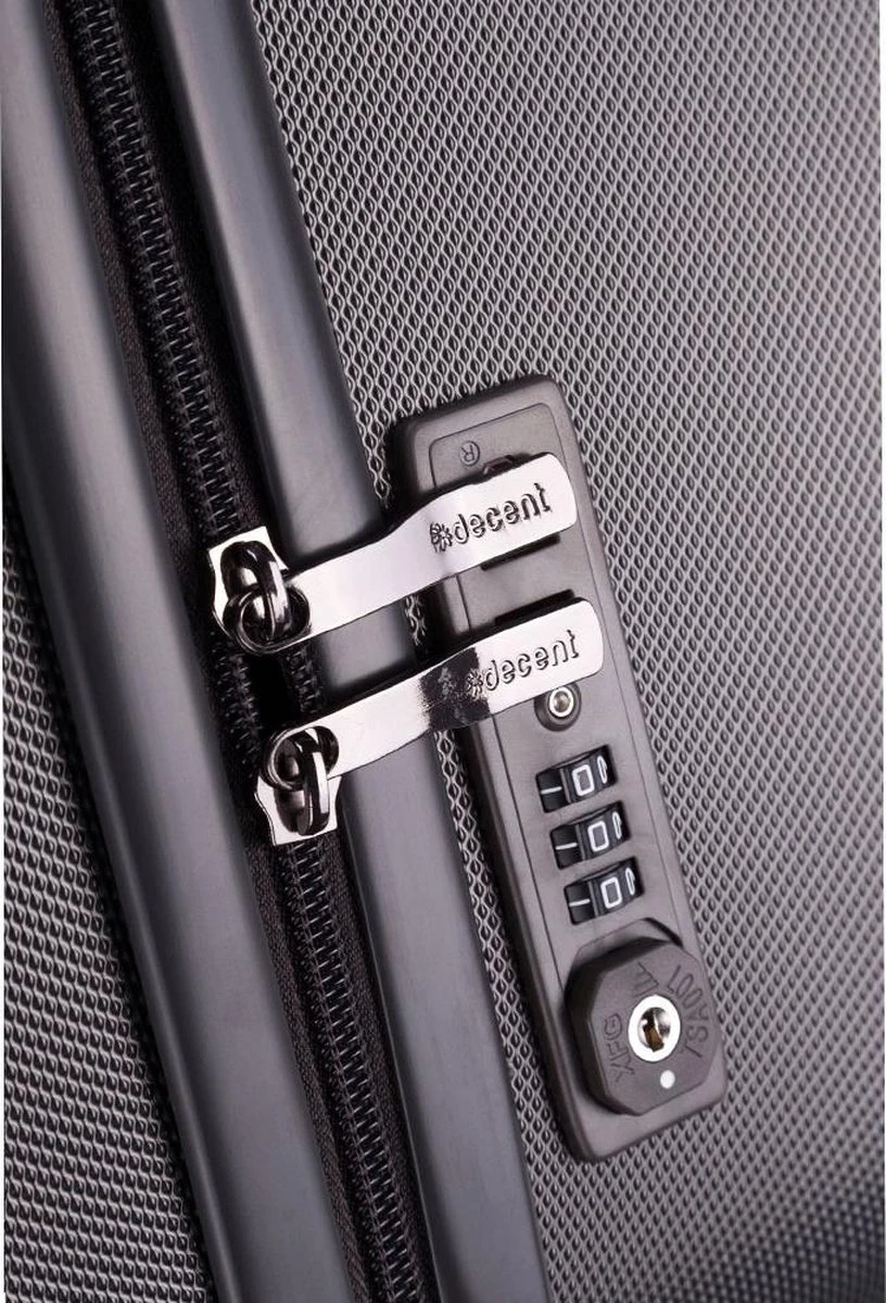Decent Tranporto-One Grote koffer - 76 cm - TSA slot - Anthracite Decent Tranporto-One Grote Koffer - 76 Cm - TSA Slot - Anthracite -Optimaal Reisopslag Winkel 816x1200 2