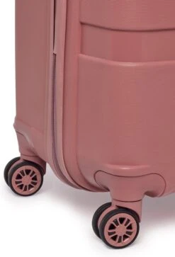 ©TROLLEYZ - Paris No.5 - Trolley - 55cm Met TSA Slot - Dubbele Wielen - 360° Spinners - 100% Polypropyleen - Handbagage Koffer In Rose Blush -Optimaal Reisopslag Winkel 817x1200
