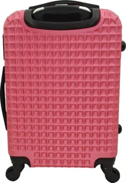 SB Travelbags Handbagage Koffer 55cm 4 Wielen Trolley - Roze -Optimaal Reisopslag Winkel 824x1200