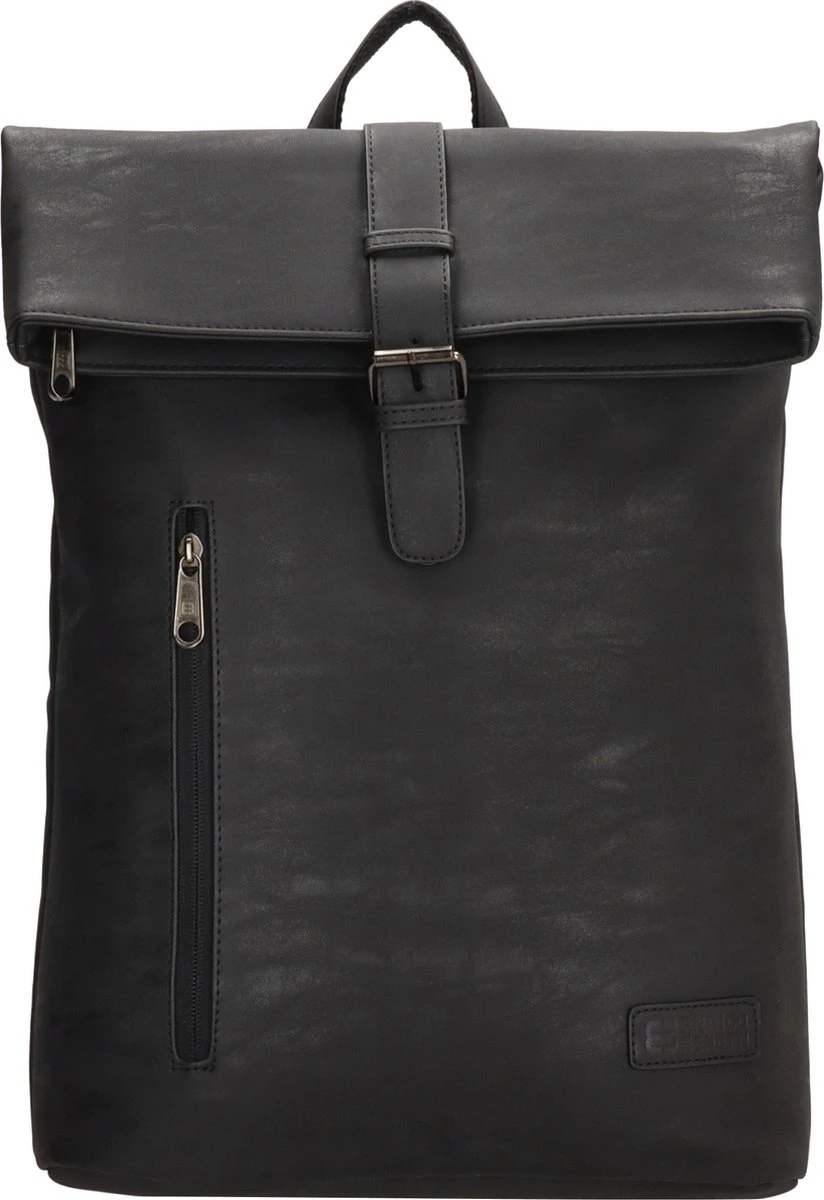 Enrico Benetti Rotterdam 66598 Laptop rugzak / businesstas rolltop rugzak 15" laptopvak - Zwart Enrico Benetti Rotterdam 66598 Laptop Rugzak / Businesstas Rolltop Rugzak 15" Laptopvak - Zwart -Optimaal Reisopslag Winkel 824x1200 3