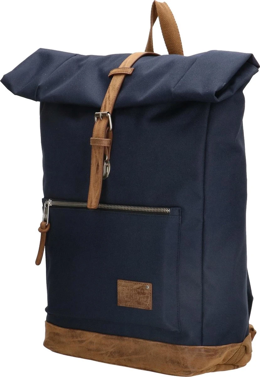 Enrico Benetti Santiago 46159 rolltop laptoprugzak met 15" laptopvak - Blauw Enrico Benetti Santiago 46159 Rolltop Laptoprugzak Met 15" Laptopvak - Blauw -Optimaal Reisopslag Winkel 828x1200 4