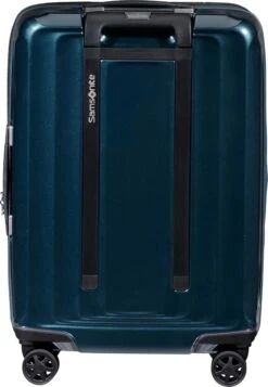 Samsonite Reiskoffer - Nuon Spinner 55/20 Exp (Handbagage) Metallic Dark Blue -Optimaal Reisopslag Winkel 830x1200 3