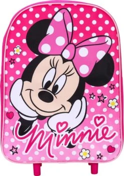 Disney MINNIE MOUSE Polka Dots Trolley Koffertje Vakantie Logeren Tripjes Roze -Optimaal Reisopslag Winkel 845x1200