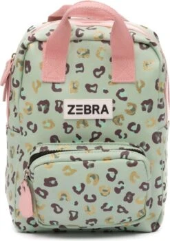 Zebra Trends Kinderrugzak 8 Liter - Leo Mint & Gold -Optimaal Reisopslag Winkel 848x1200