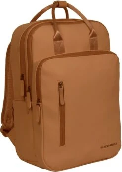 New Rebels® William - Rugtas - Bruin - Waterafstotend - 15.6151413121087 - 20L - 28x16x44cm - Rugzak / Backpack