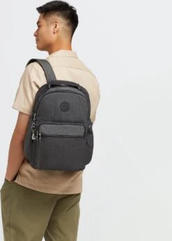 Kipling OSHO Rugzak, 25 Liter - Black Peppery -Optimaal Reisopslag Winkel 857x1200 8