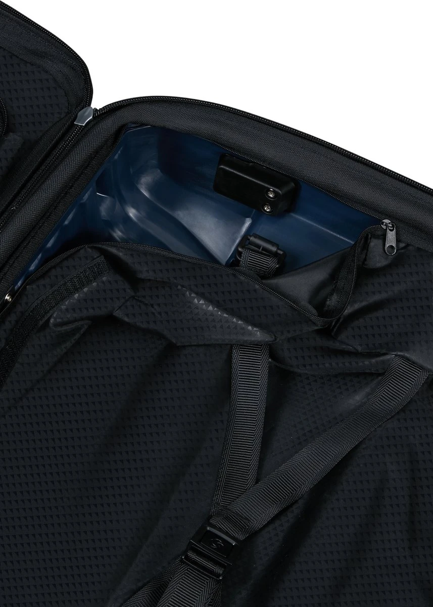 Samsonite Reiskoffer - Upscape Spinner 4 wiel 55/20 Uitbreidbaar (Handbagage) Blue Nights Samsonite Reiskoffer - Upscape Spinner 4 Wiel 55/20 Uitbreidbaar (Handbagage) Blue Nights -Optimaal Reisopslag Winkel