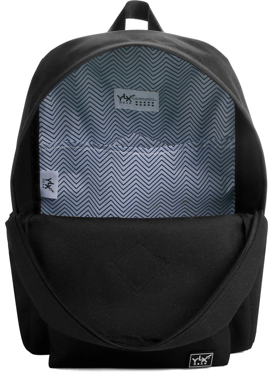 YLX Finch rugzak. Zwart. Recyceld Rpet materiaal. Gerecyclede plastic flessen - Eco friendly. Volwassenen - tieners - middelbare scholieren - jongens - meisjes. 14" laptop sleeve. Backpack - schooltas - rugzak YLX Finch Rugzak. Zwart. Recyceld Rpet Materiaal. Gerecyclede Plastic Flessen - Eco Friendly. Volwassenen - Tieners - Middelbare Scholieren - Jongens - Meisjes. 14" Laptop Sleeve. Backpack - Schooltas - Rugzak -Optimaal Reisopslag Winkel 864x1200 3