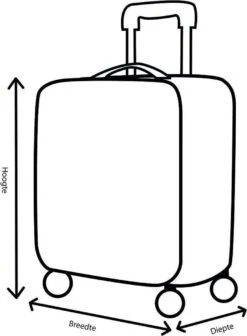 Decent Maxi-Air Handbagage Koffer - 55 Cm - Pink -Optimaal Reisopslag Winkel 882x1200 1