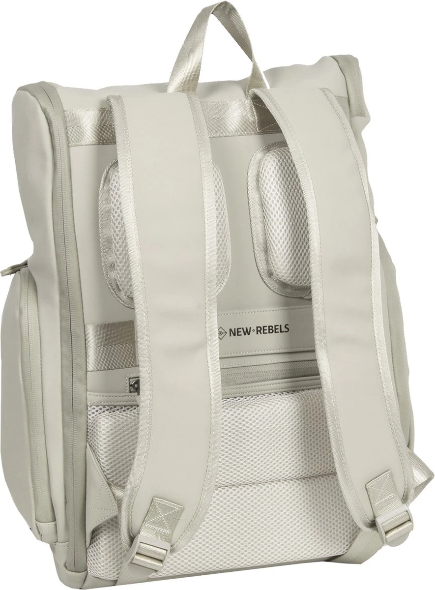 New Rebels® William - Rugtas - Beige - Waterafstotend - 28x15x43cm - Rugzak / Backpack New Rebels® William - Rugtas - Beige - Waterafstotend - 28x15x43cm - Rugzak / Backpack -Optimaal Reisopslag Winkel 885x1200 3