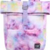 YLX Original Rugzak Voor Kinderen. Tie Dye Paars. Gemaakt Van Gerecycled Plastic. Gerecyclede Plastic Flessen. Eco-vriendelijk. Schooltas - Rugzak - Meisjes - Meiden