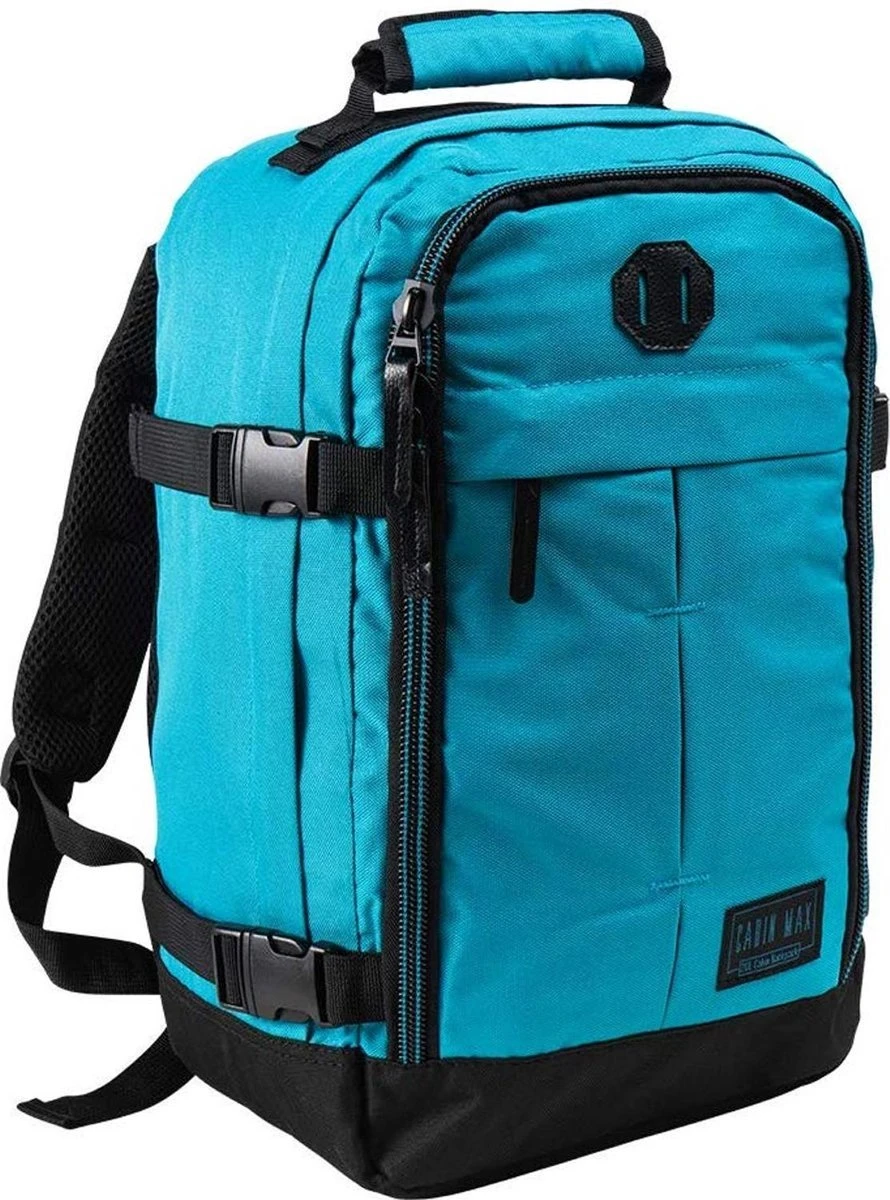 CabinMax Metz Reistas – Handbagage 20L – Rugzak – Schooltas - 40x25x20 cm – Compact Backpack – Lichtgewicht – Teal CabinMax Metz Reistas – Handbagage 20L – Rugzak – Schooltas - 40x25x20 Cm – Compact Backpack – Lichtgewicht – Teal -Optimaal Reisopslag Winkel