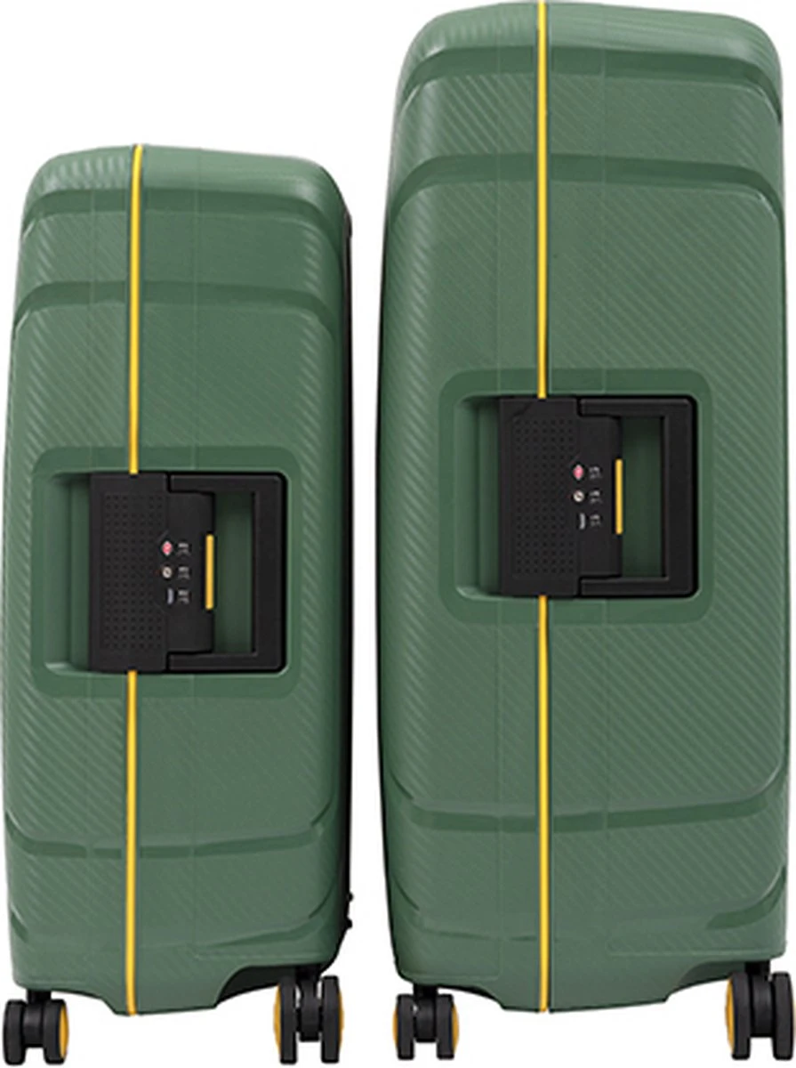 CarryOn Steward Kofferset - 2-delige TSA Trolleyset met kliksloten - Dubbele wielen - Groen CarryOn Steward Kofferset - 2-delige TSA Trolleyset Met Kliksloten - Dubbele Wielen - Groen -Optimaal Reisopslag Winkel 895x1200 1