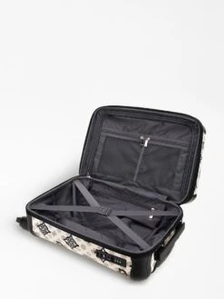 Guess House Party 18 In 4 Wheeler Dames Reiskoffer - Cream Multi Logo -Optimaal Reisopslag Winkel 900x1200 13