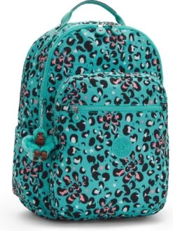 Kipling Seoul Rugzak - Leopard Flower -Optimaal Reisopslag Winkel 902x1200 2