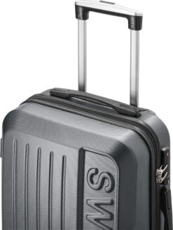 Swiss - Lausanne - Handbagage Koffer - 4 Wielen - TSA-Cijferslot - Grijs -Optimaal Reisopslag Winkel 906x1200 1