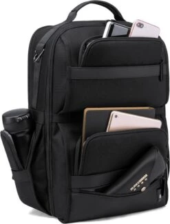 Bange Rugtas - 15,6 Inch - Laptop Rugzak - Waterafstotend - Zwart - Incl. Smart Thermosfles -Optimaal Reisopslag Winkel 909x1200 1