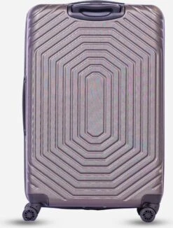 ©TROLLEYZ - Florence No.7 - Trolley - 55cm Met TSA Slot - Dubbele Wielen - 360° Spinners - 100% ABS - Handbagage Koffer In Cloudy Grey -Optimaal Reisopslag Winkel 910x1200