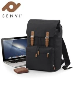 Senvi Vintage Laptop Rugzak Kleur Zwart - Bruin - 18 Liter -Optimaal Reisopslag Winkel 942x1200 3