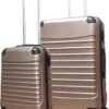 Castillo Quadrant 2 Delige ABS Kofferset (XL + S) - Champagne -Optimaal Reisopslag Winkel 945x1200 1