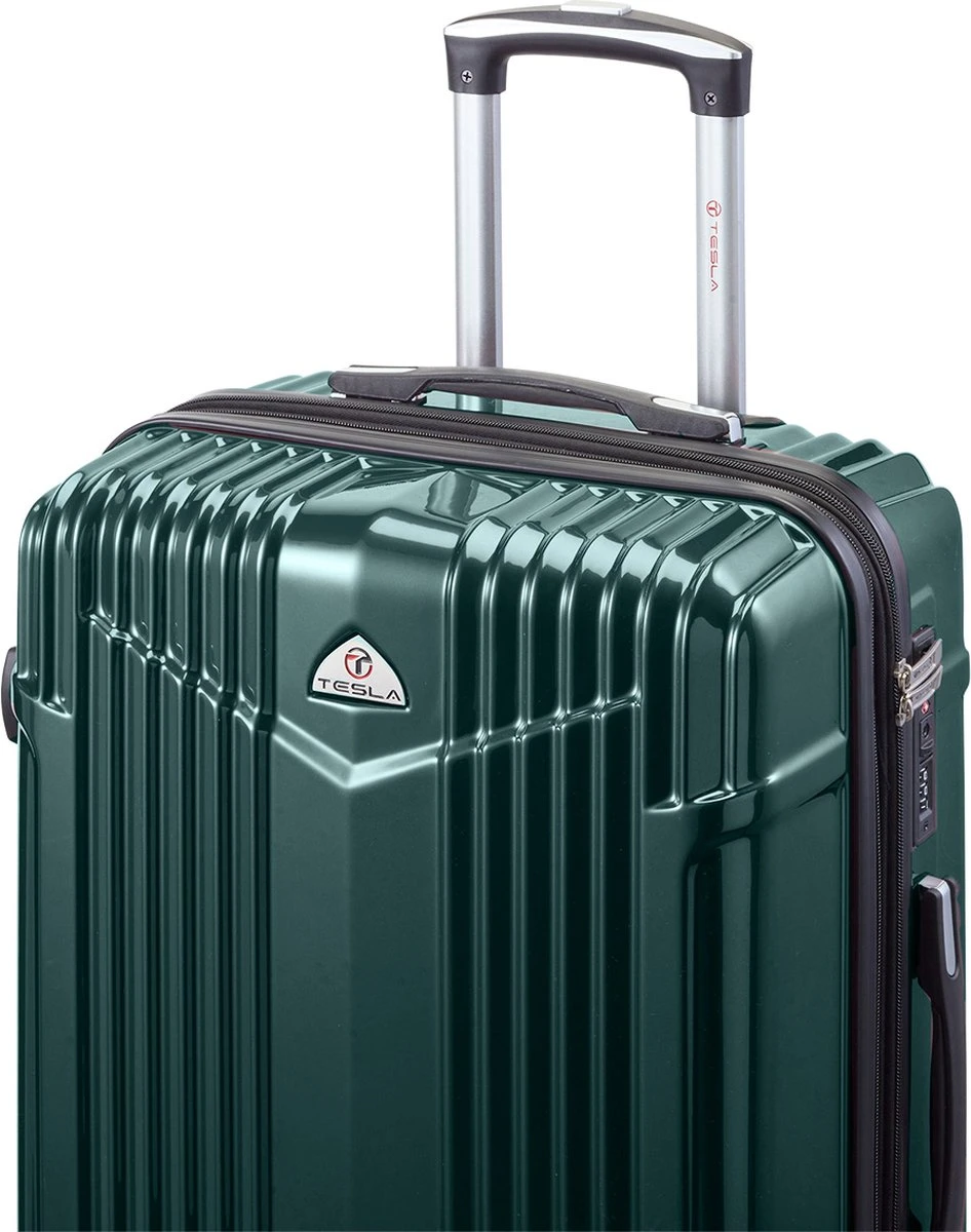 Tesla PC - Reiskoffer - 65 cm - 4 Wielen - Groen Tesla PC - Reiskoffer - 65 Cm - 4 Wielen - Groen -Optimaal Reisopslag Winkel 946x1200 2