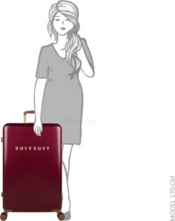 SUITSUIT - Fab Seventies Classic - Biking Red - Reiskoffer (76 Cm) -Optimaal Reisopslag Winkel 953x1200