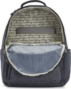 Kipling SEOUL Rugzak, 27 Liter, 15 Inch Laptopvak - Active Denim -Optimaal Reisopslag Winkel 953x1200 3