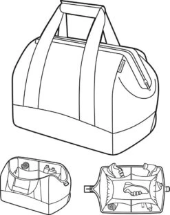 Reisenthel Allrounder M Reistas Sporttas - Maat M - 18L - Zwart -Optimaal Reisopslag Winkel 954x1200 3