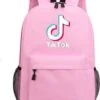Merkloos TikTok Rugzak - Tik Tok Schooltas - Rugzak Jongens - Tas - Rugtas Meisjes - Nieuwe Collectie - Roze -Optimaal Reisopslag Winkel 958x1200 1
